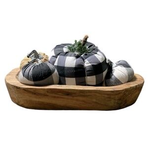 Handmade Farmhouse Wooden Dough Bowl